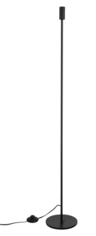 Northlight Axel golvlampa E14 svart metall, 120 cm