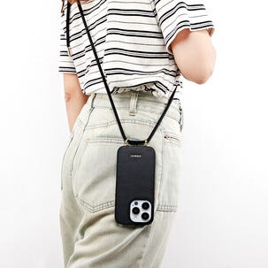 Anmiki Crossbody Phone Case iPhone 15 Pro mobilskal med axelrem