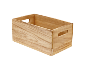 Trälådor  med handtag, 2-pack