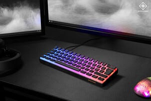 Deltaco mekaniskt gamingtangentbord mini 60, GAM-075V2