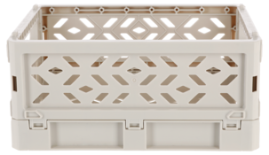 Klappbox av återvunnen plast, XS 16,5 x 12 x 8 cm