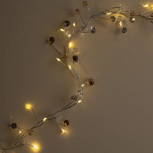 Ljusslinga inomhus, batteridriven, timer, 3 m