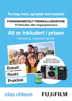 Fujifilm forhåndsbetalt fotopose 36 bilder