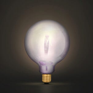 Koristelamppu LED pallolamppu helmiäisefekti E27 4 W, 95 mm