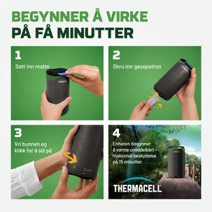 Thermacell R4 refill til myggbeskyttelse, Citriodiol