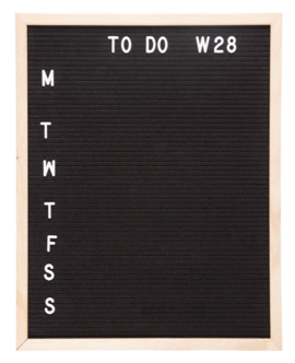 Bokstavstavla 40 x 50 cm