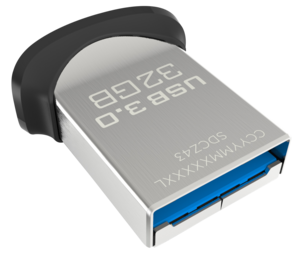SanDisk Ultra Fit Flash Drive USB-minne USB 3.0 32 GB