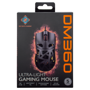 Deltaco DM360 Pelihiiri langallinen, erittäin kevyt