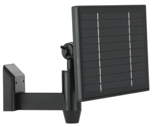 Vegglampe med solcelle og bevegelsessensor