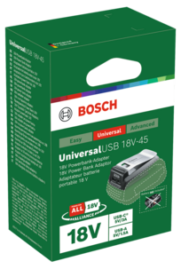 Bosch UniversalUSB 18V-45 batteridriven powerbank