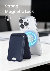 Anmiki MagSafe magnetisk kortholder med stativ