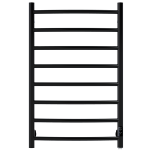 Pax Foxtrot Duo håndkletørker elektrisk, svart