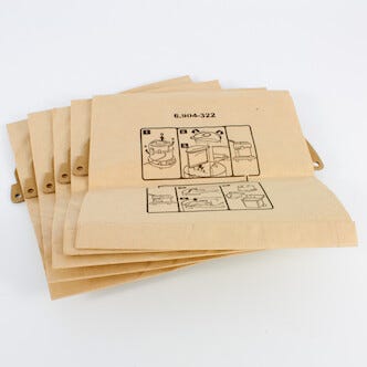 Filterpåse Kärcher 5-pack