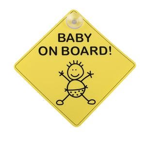 Bilskylt Baby on Board 2-pack