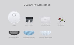Ecovacs Deebot N8 Robotti-imuri