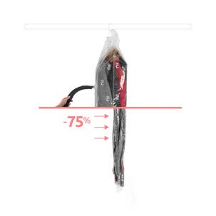 Vakuumpåsar för 4 galgar för kläder, 2-pack