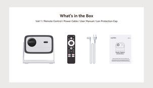 Wanbo Vali 1 Pro smart projektor, hvit