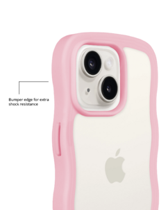 Holdit Wavy Case iPhone 16e, 15, 14, 13 mobilskal