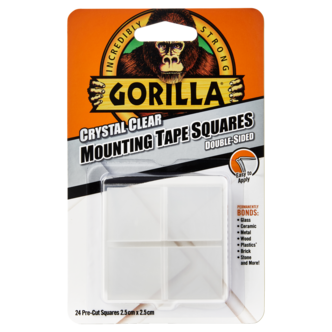 Gorilla Asennusteippi, ruudut 2,5 x 2,5 cm, 24 kpl