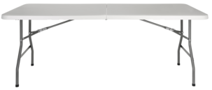 Hopfällbart bord utomhus, 180 x 73 cm