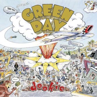 Green Day Dookie vinylskiva