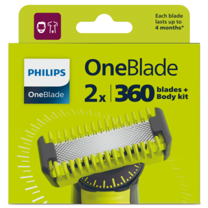 Philips OneBlade 360 Body kit utbytesblad 2-pack, QP624/50