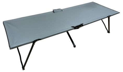 Sammenleggbar feltseng med oppbevaringsveske