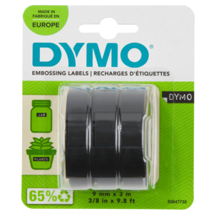 Dymo 3D pregebånd 3-pakning