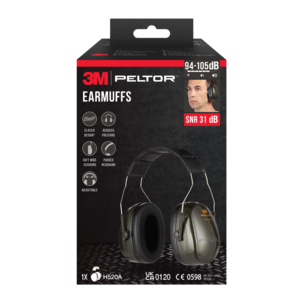 Peltor Optime II hörselskydd H520A, kåpor för vuxen