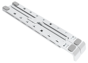 Justerbart laptopställ för skrivbord och resa