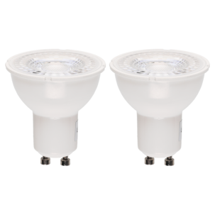 Reflektorlampa LED GU10 3,6 W 345 lm varmvit 2-pack