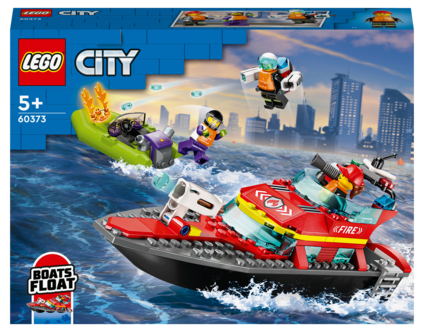 LEGO City Brandräddningsbåt från 5 år, 60373