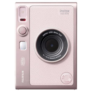 Instax Mini Evo kamera med skrivare och blixt rose