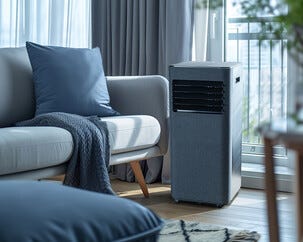 Wilfa Chill 9 Connected portabel AC, fläkt, avfuktare, 25 m2