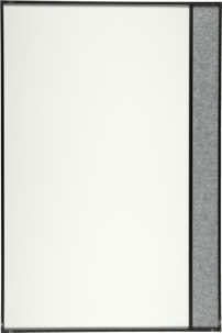 Whiteboard med anslagstavla 60x90 cm