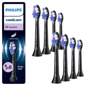 Philips Sonicare S2 Sensitive borsthuvud, 8-pack