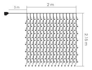 Jatkettava LED-valoverho Northlight