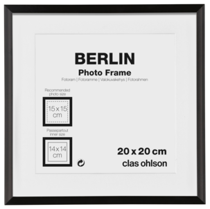 Fotoram Berlin, svart