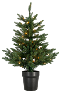 Juletre med LED-belysning, 90 cm