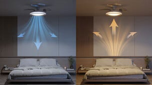 Philips Bliss takfläkt med dimbar belysning, 51 cm