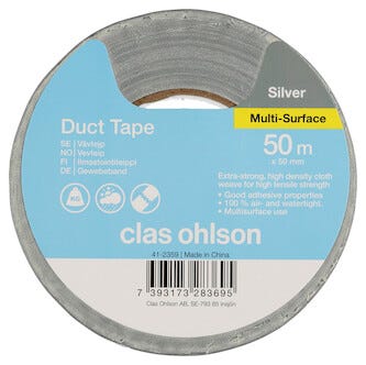 Vävtejp silver