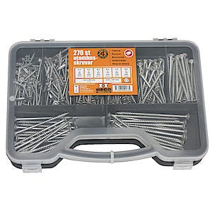 Heco treskruer sortimenteske Protect 4, 270 deler