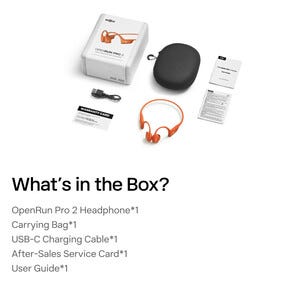 Shokz OpenRun Pro 2 open-ear, bone conduction-hodetelefoner