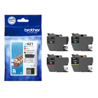 Brother LC421VAL bläckpatron, multipack färg