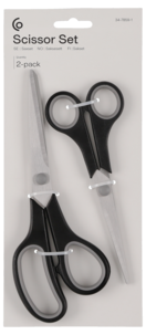 Saks universal, 17,5/20,5 cm, 2-pakning