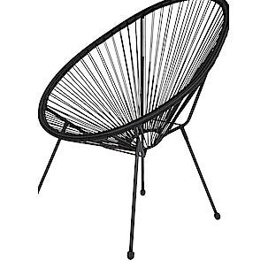 Loungestol, utemøbler kunstrotting