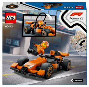 LEGO City 60442 F1-kuljettaja ja McLaren-kilpa-auto, yli 6-vuotiaille