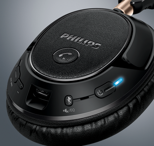 Trådlösa hörlurar med mikrofon Philips SHB7250