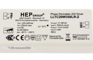 Dimbar driver LED, 12-20 W