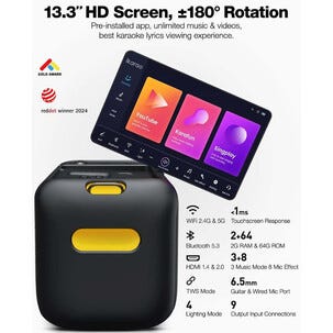 Ikarao Break X1 Karaokelaitteisto kosketusnäyttö 13,3 tuumaa